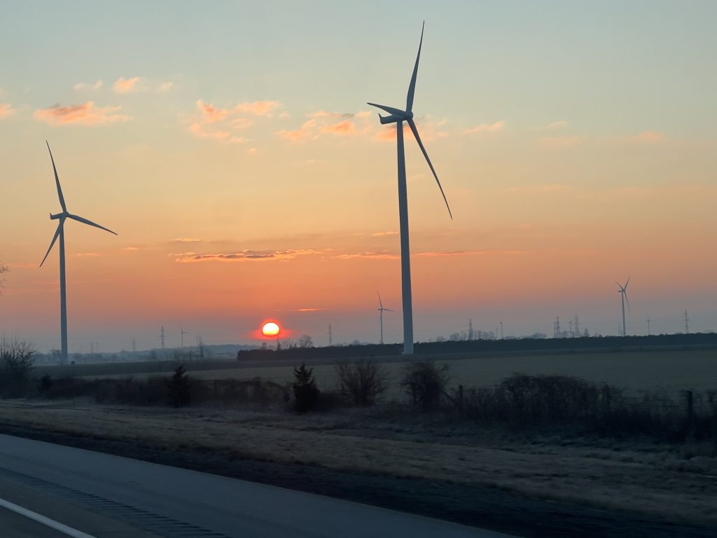 Windmills near Kent, Ontario